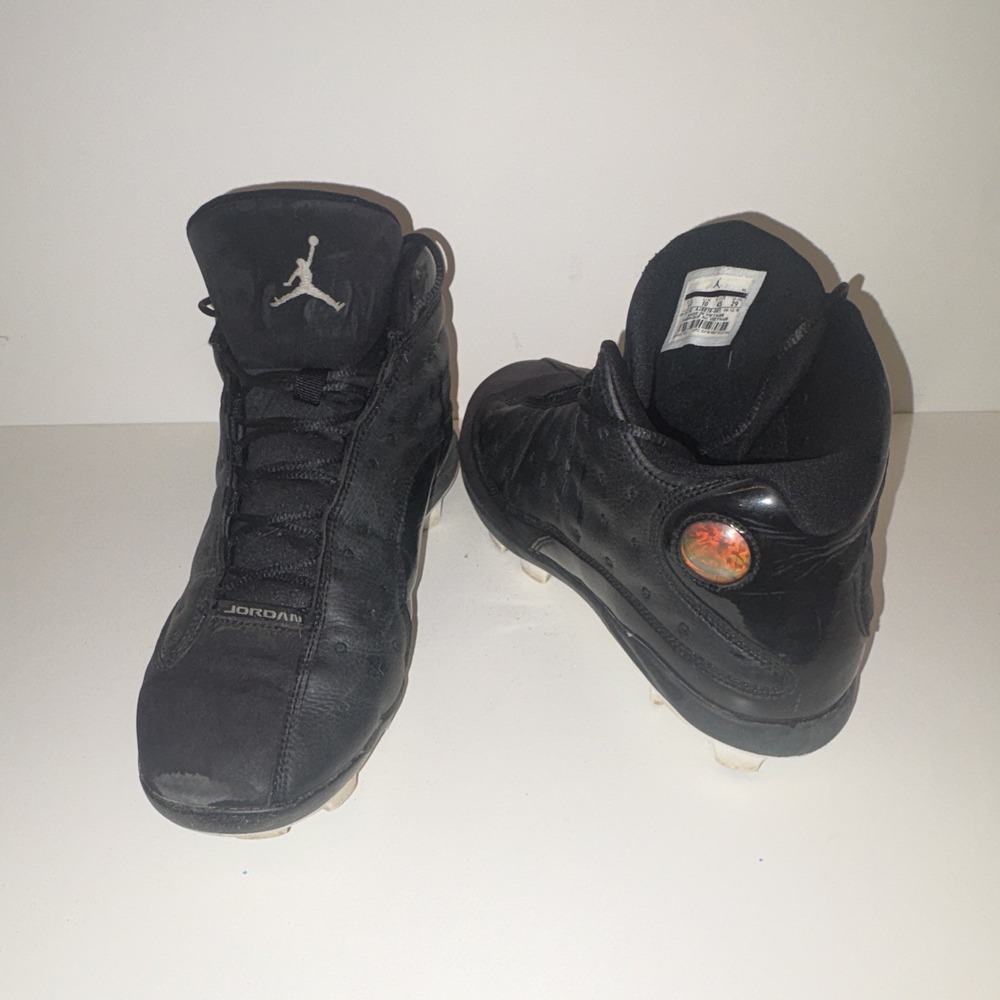 Air Jordan 13 Retro MCS Black Cat Cleats Men's US 11 Medium Sports Gear